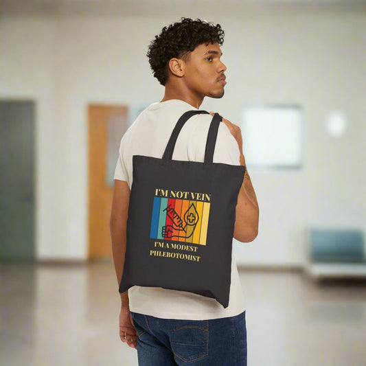 Modest Phlebotomist Canvas Tote Bag