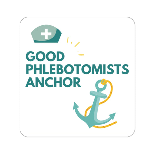 Phlebotomists Anchor Sticker