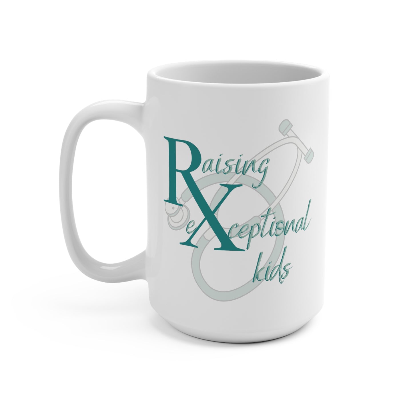 15oz Raising eXceptional Kids mug