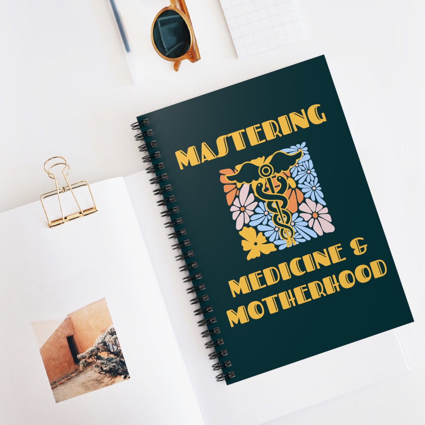 Medicine & Motherhood - Spiral Notebook