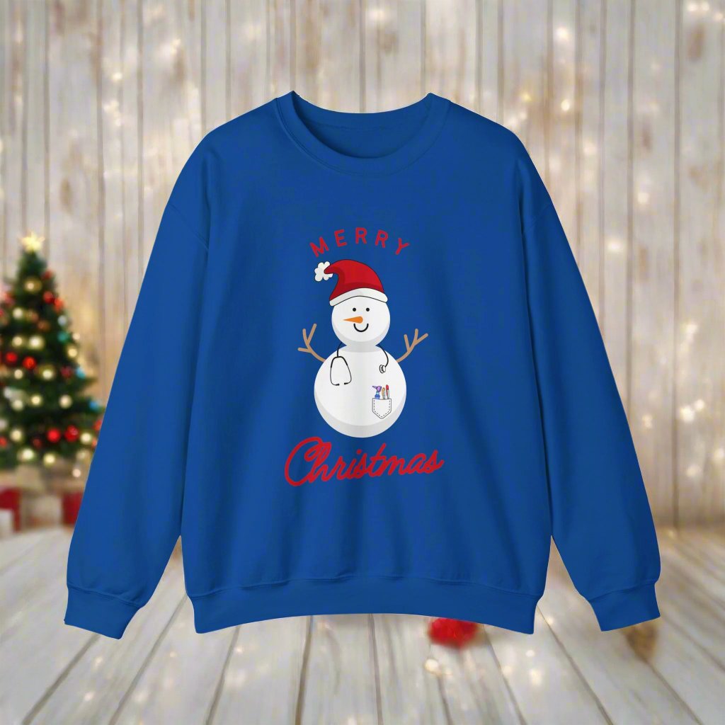 Festive Healthcare Snowman Sweatshirt